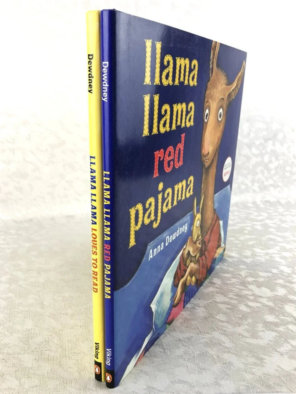 Llama Llama 2-Book Set Red Pajama + Loves to Read Hardcover by Anna Dewdney NWT